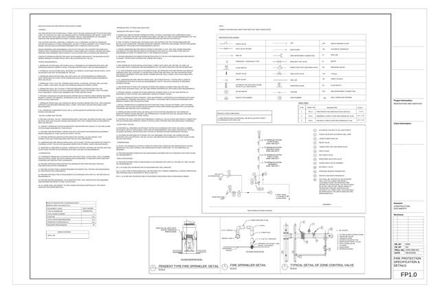 Fire Fighting Plan, first sheet preview